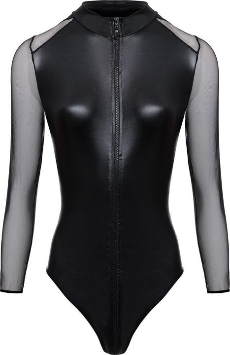 Image du produit Christine Le Duc Christine Body Wetlook avec Fermetures Éclair Maddy - Noir (XXL)