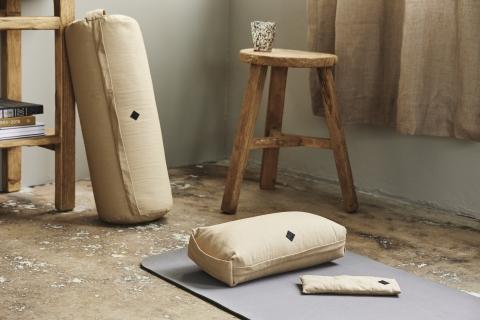 Image du produit Nordal YOGA bolster, large, round, beige