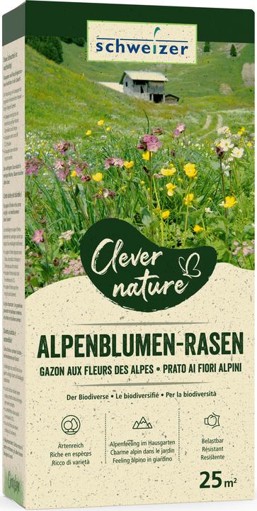 Schweizer Alpenblumen-Rasen (Rasensamen)