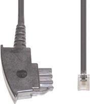 Image du produit E+P Câble téléphonique T 78/3 3,0m fiche TAE-N/fiche Western