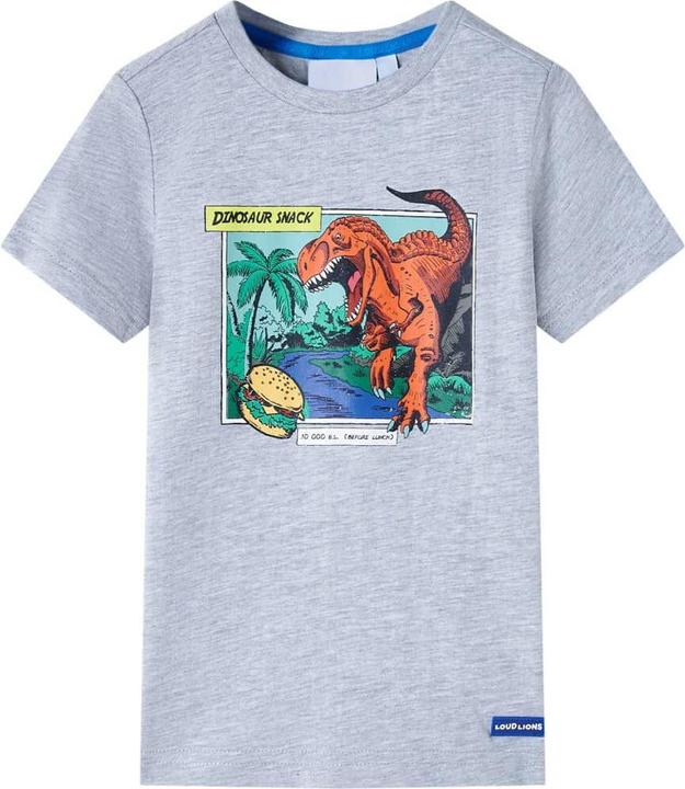 Produktbild VidaXL Kinder-T-Shirt Grau 92,Material: 95 % Baumwolle. 5 (92)