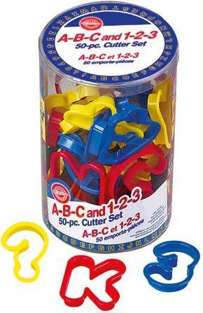 Produktbild Wilton Münzeinwurf Alphabet und Zahlen (50St.)