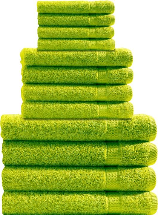 Image du produit Casativo Set de serviettes 12 pièces, 4 serviettes invitées, 4 serviettes de bain et 4 serviettes de toilette (100 x 50 cm, 50 x 30 cm, 150 x 100 cm)