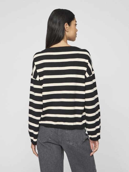 Actual product image Vila U-boat neck knitted jumper (S)