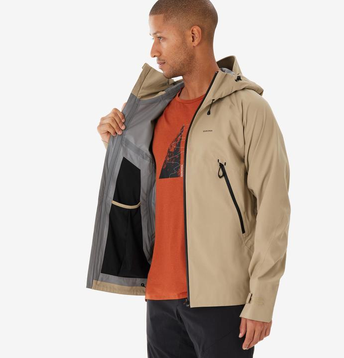 Image du produit Quechua Veste de randonnée homme, MH500 beige (L)