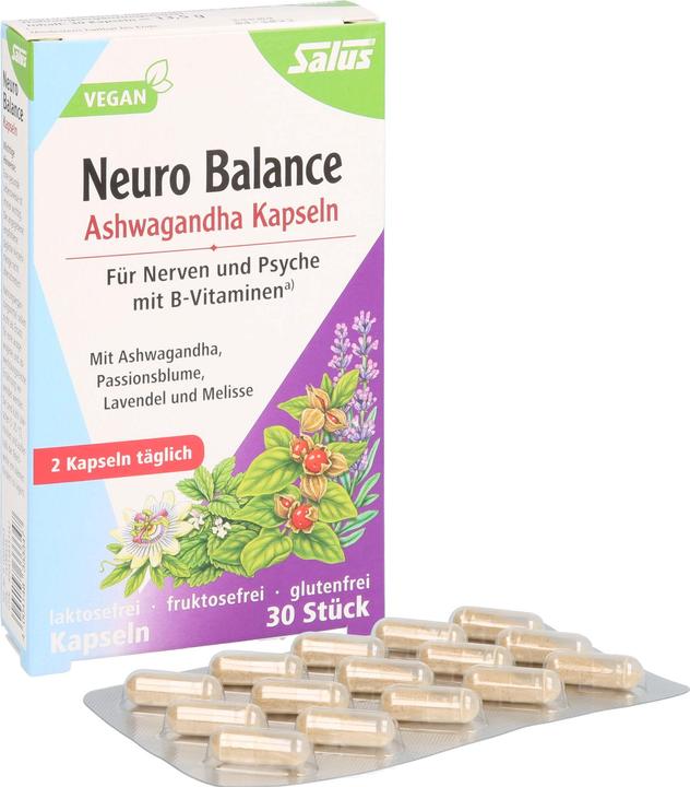 Immagine prodotto Salus Neuro Balance Ashwagandha (30 Pezzo/i, Pillole, 32 g)