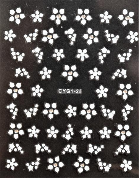Nagellack24 Nail Art Sticker Selbstklebend 25