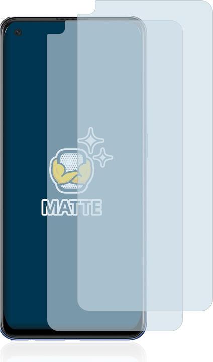 Actual product image BROTECT Anti-glare screen protector matt (2 Piece, Oppo A74)