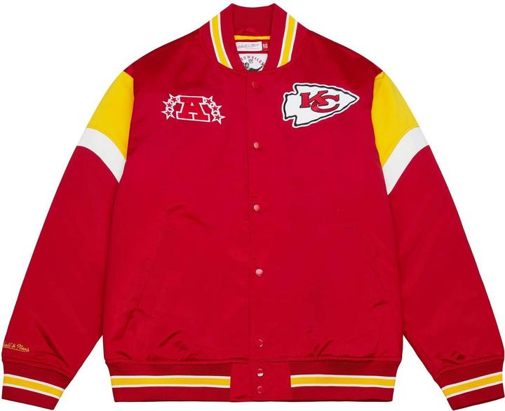Produktbild Mitchell & Ness M&N Heavyweight Satin Jacke NFL Kansas City Chiefs - XXL (XXL)