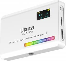 Produktbild Ulanzi VL120 LED-Lampe – RGB, WB (2500 K – 9000 K), weiss