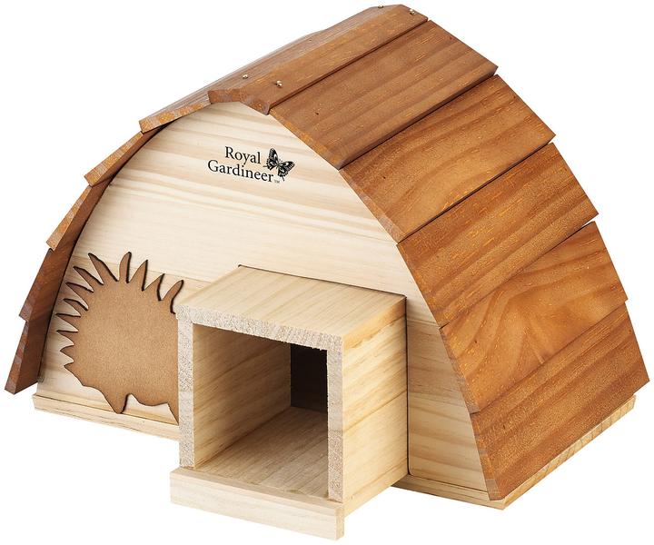 Actual product image Royal Gardineer Set of 2 Weatherproof Hedgehog House