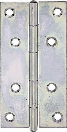 Immagine prodotto Alberts Cerniera stretta con perno in ottone rivettato, 100 x 48 mm, giallo galvanizzato