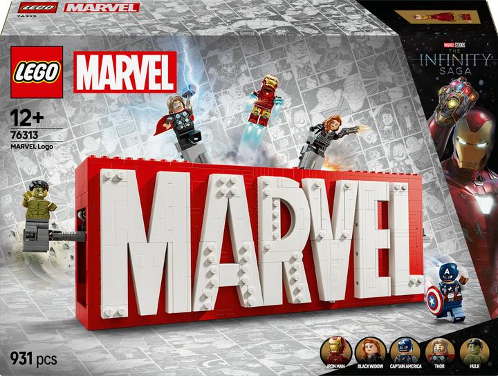 Produktbild LEGO Logo & Minifiguren (76313, LEGO Marvel)