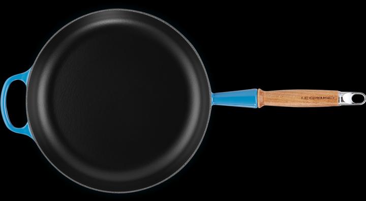 Actual product image Le Creuset Frying Pan Sig 28cm Azure (28 cm, Frying pan, Cast iron, Enamel)