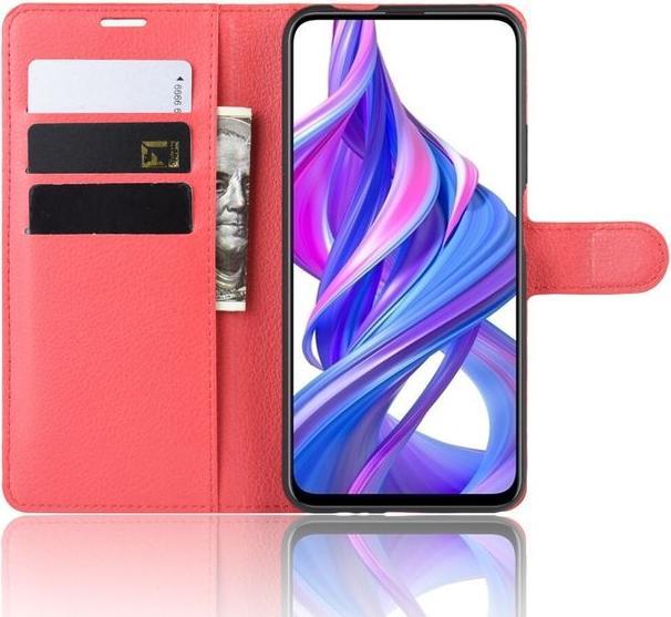 Actual product image MU Classic Litchi Leather Bookcover Series (Honor 9X)