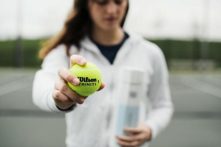 Actual product image Wilson Tennis ball Triniti 4 balls
