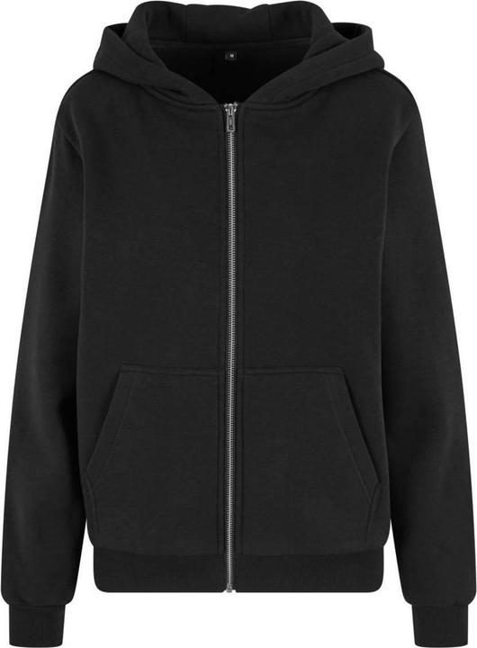 Build Your Brand Hoodie mit durchgehendem Reissverschluss
