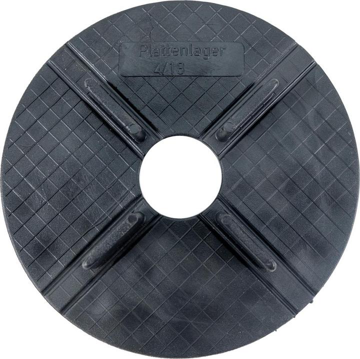 Immagine prodotto Sanpro Cuscinetto per lastre di gomma / cuscinetto per terrazze con croce di giunzione 4/18 mm, quantità 1 (1 x)