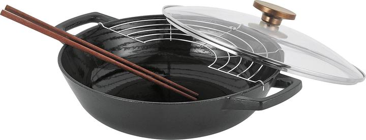 Produktbild Beka Wokpfanne 'Nori' (30 cm, Wok Pfanne, Gusseisen)