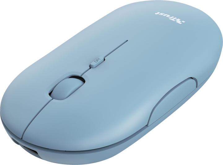 Trust Mouse Puck Rechargeable Blue (Wireless)