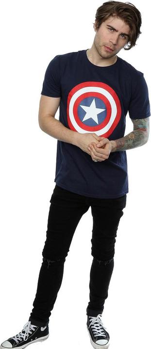 Image du produit T-Shirt Hommes Captain America Shield (XXL)