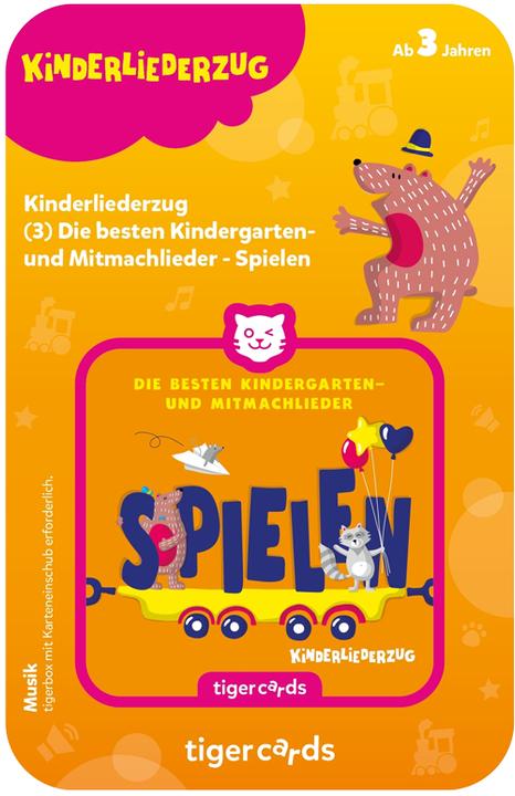 Image du produit Tigermedia Train de chansons pour enfants - Épisode 3 : Les meilleures chansons de maternelle - Jouer (Allemand)