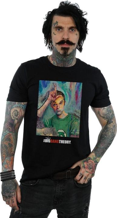 Actual product image Dam Mens Sheldon Loser Painting T-Shirt (L)
