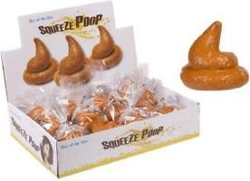 Actual product image Magni Joke poo pile Squeeze Poop 70x60mm