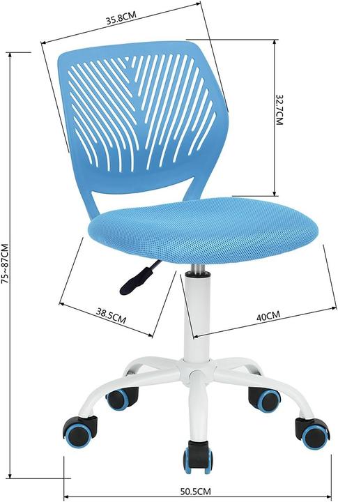 Immagine prodotto LeMonde Sedia regolabile Buero in blu