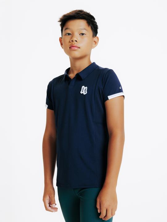 Produktbild Fouganza Reit-Poloshirt Club kurzarm marineblau (6, 7, 8)