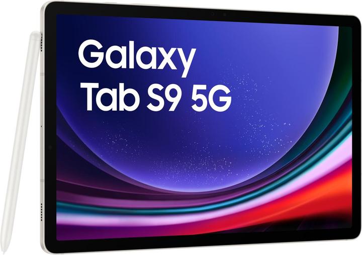 Actual product image Samsung Galaxy Tab S9 5G (5G, 11", 256 GB, Beige)