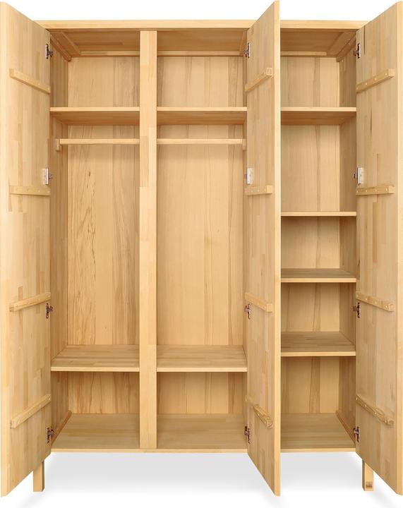 Produktbild Pinolino Kinderzimmer-Set „Enno” extrabreit gross, 3-tlg. (Babybett, Wickelkommode, Kinderkleiderschrank)