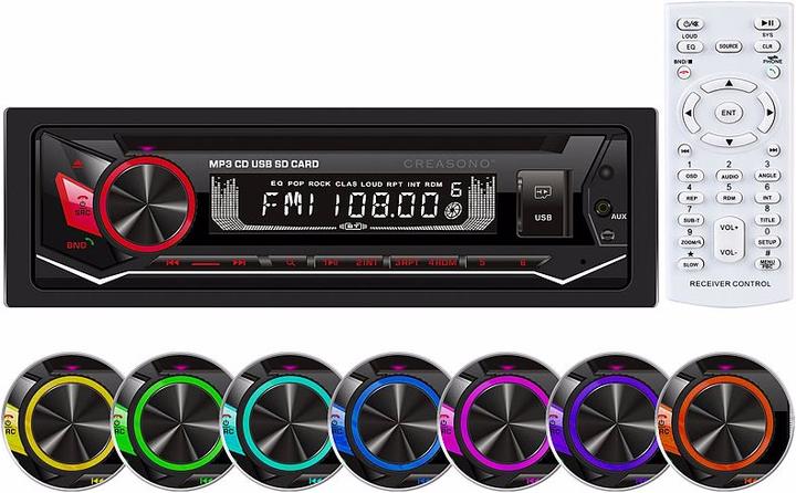 Immagine prodotto Creasono Autoradio MP3, CD, Bluetooth
