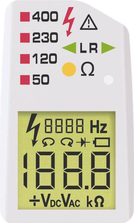 Produktbild Benning DUSPOL digital Zweipoliger Spannungsprüfer kalibriert (ISO) CAT III 1000 (CAT III 1000V, CAT IV 600V)
