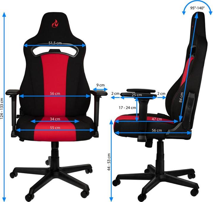 Produktbild Nitro Concepts E250 Gaming Stuhl