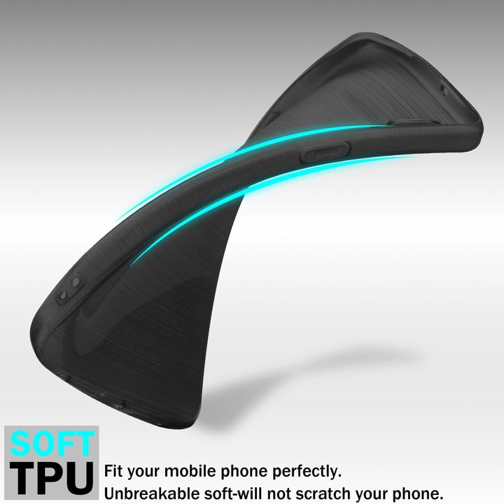 Actual product image Cadorabo Case for Xiaomi RedMi 9 in TPU Brushed Camera Protector LM160 Style (Xiaomi Redmi 9)