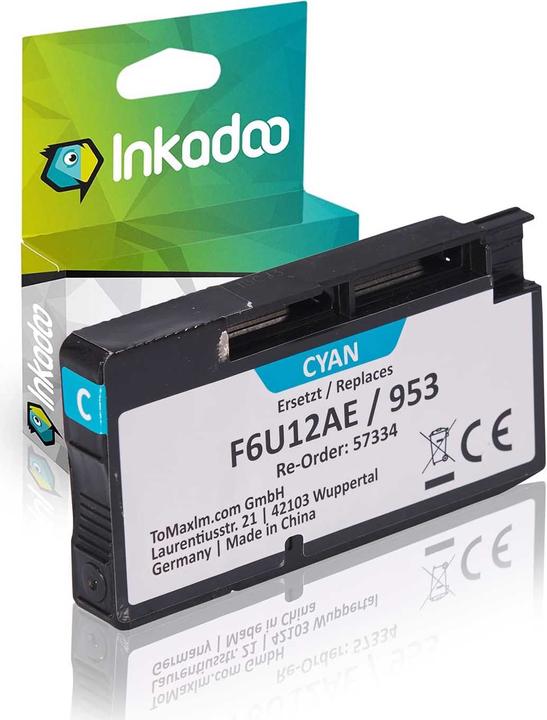 Immagine prodotto Inkadoo cartuccia d'inchiostro compatibile in sostituzione di HP L0S58AE / 953 adatta per HP OfficeJet Pro 7 (C)