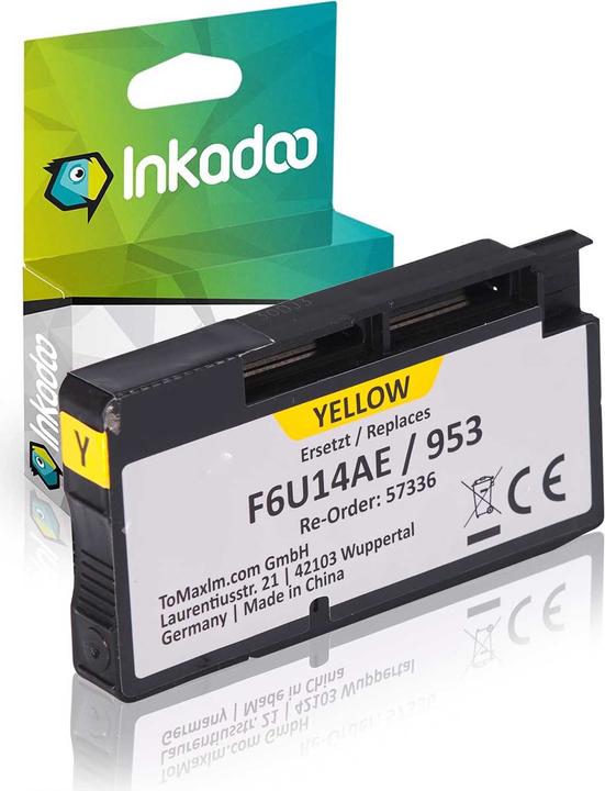 Immagine prodotto Inkadoo cartuccia d'inchiostro compatibile in sostituzione di HP L0S58AE / 953 adatta per HP OfficeJet Pro (Y)