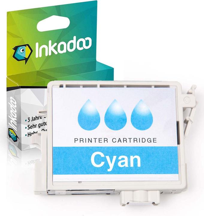 Actual product image Inkadoo compatible ink cartridge as replacement for Brother LC-3213 suitable for Brother DCP-J 572 DCP-J 770 (C)