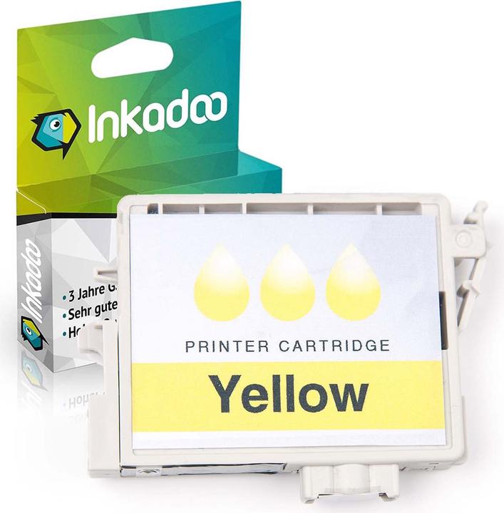 Actual product image Inkadoo compatible ink cartridge as replacement for Brother LC-3213 suitable for Brother DCP-J 572 DCP-J 770 (Y)