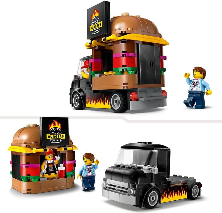 Actual product image LEGO Burger Truck (60404, LEGO City)