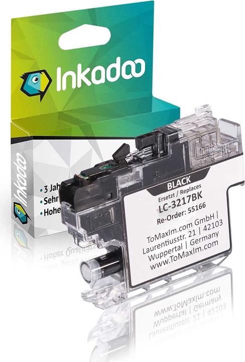 Produktbild Inkadoo kompatible Tintenpatrone als Ersatz für Brother LC-3217 passend für Brother MFC-J 5330 MFC-J 5335 (BK)