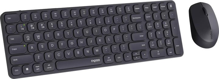 Produktbild Rapoo Kabelloses Multimodus-Deskset 9710M, QWERTZ, dunkelgrau (00228037) (DE, Kabellos)