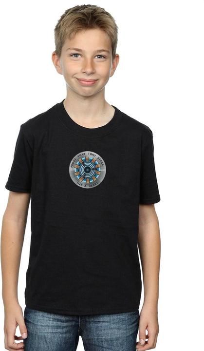 Image du produit Garçons - Avengers Endgame Tony Stark Heart T-Shirt (152, 158)