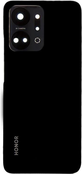 Actual product image Honor X7a Battery Cover with Frame and Camera Glass Midnight Black