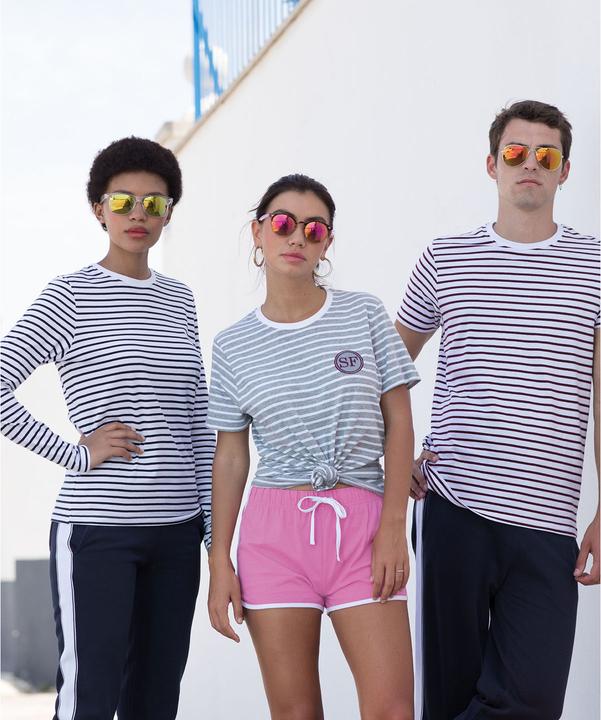 Actual product image Skinni Fit Short sleeve T-shirt with stripes (L)