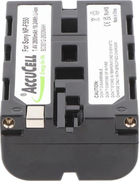Image du produit AccuCell Batterie Sony NP-F550, NPF530, NPF330 (Batterie)
