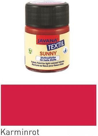 Produktbild Kreul Textil Sunny 50ml (Karminrot, 50 ml)