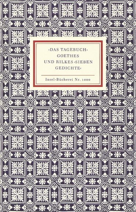 Actual product image Goethe's 'The Diary' and Rilke's 'Seven Poems'
