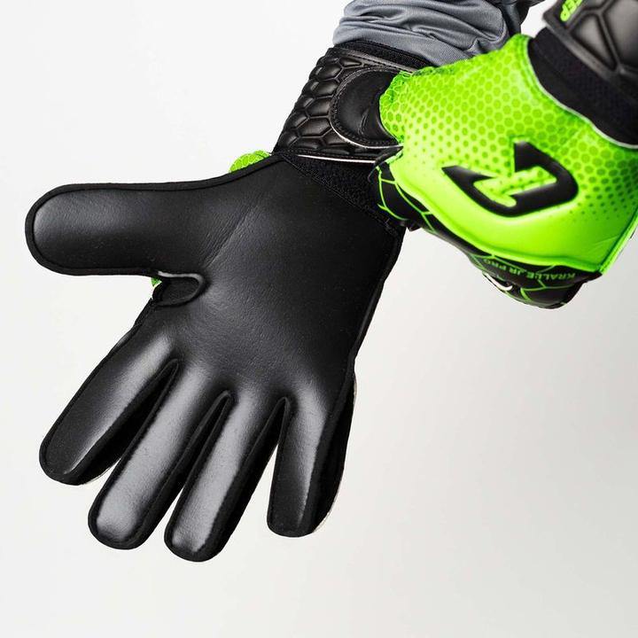 Produktbild Catch & Keep Fussballhandschuhe Kralle Junior Pro 3.0 Gr. 6 Grün Torwart Keeper Goalie Handschuhe (6)